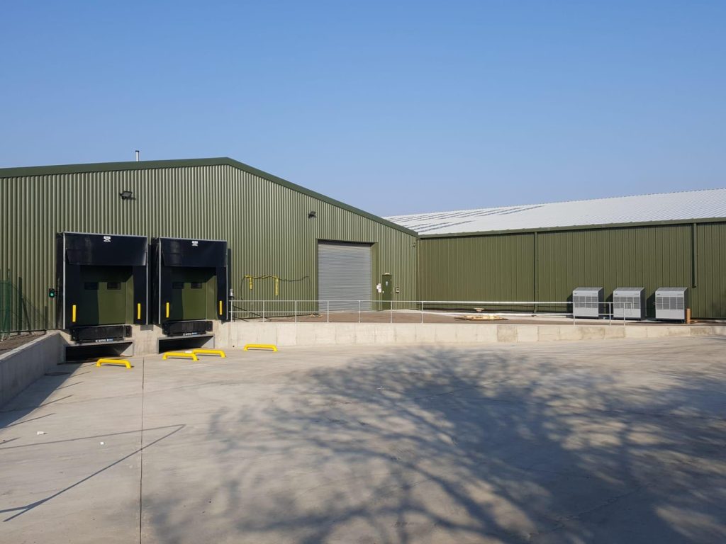 External concrete yard