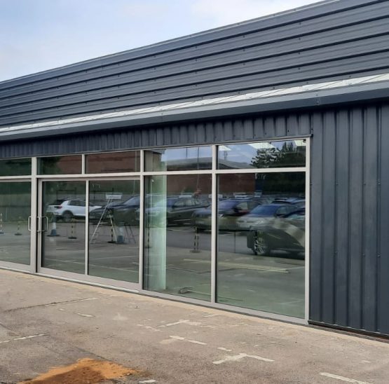 Volkswagen Garage Lincoln Frontal View Volkswagen Garage Lincoln Frontal View Commercial Steelwork